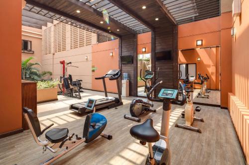 Gimnasio o instalaciones de fitness de Best Western Plus Hotel Stofella