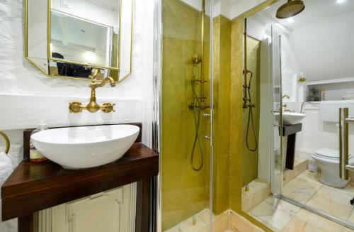 Koupelna v ubytování Swan Adriatic Apartment & Room