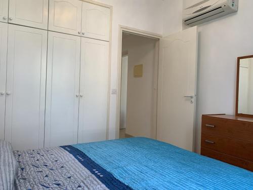 Postel nebo postele na pokoji v ubytování Polis Beach Villa