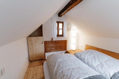 Postel nebo postele na pokoji v ubytování Fürstenstüberl