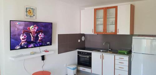 Kuchyňa alebo kuchynka v ubytovaní ABC Apartmani