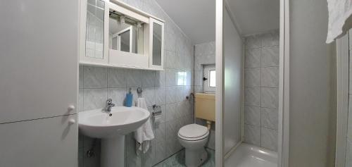 Vannituba majutusasutuses Apartman Marija