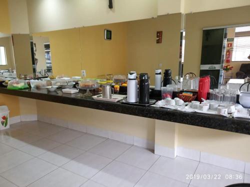 Reštaurácia alebo iné gastronomické zariadenie v ubytovaní HOTEL GARCIA