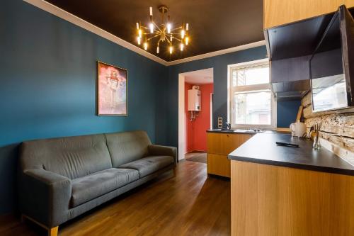 Μια τηλεόραση ή/και κέντρο ψυχαγωγίας στο Apartments in Kaunas