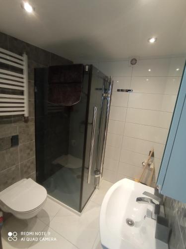 Ένα μπάνιο στο DEIZY Apartamenty