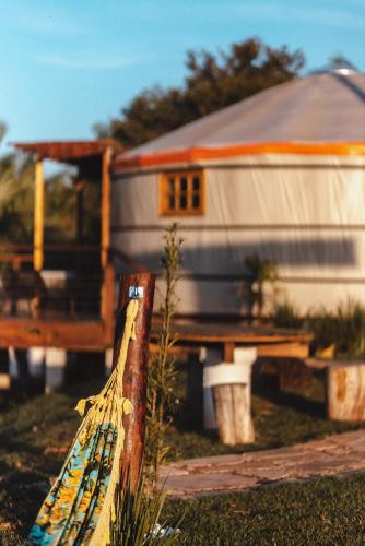 Taman di luar Yurt, romântico e luxuoso, natureza e cachoeiras