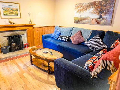 Posezení v ubytování Barnesmore Cottage