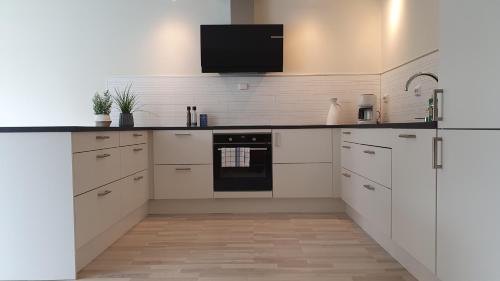 Η κουζίνα ή μικρή κουζίνα στο Lofoten Seaside