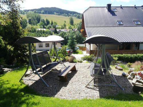 Zahrada ubytování Apartmány Ester