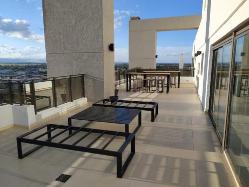 A balcony or terrace at Departamento Avani, nuevo A ESTRENAR, GIMNASIO Y SUM