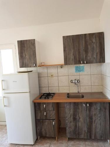 Η κουζίνα ή μικρή κουζίνα στο Seaside secluded apartments Cove Jedra, Hvar - 2583