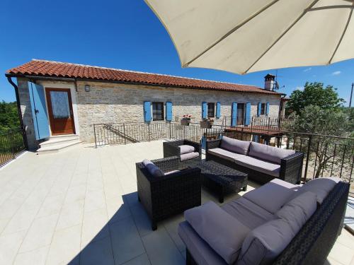 Ban công/sân hiên tại Casa dei Boscarini