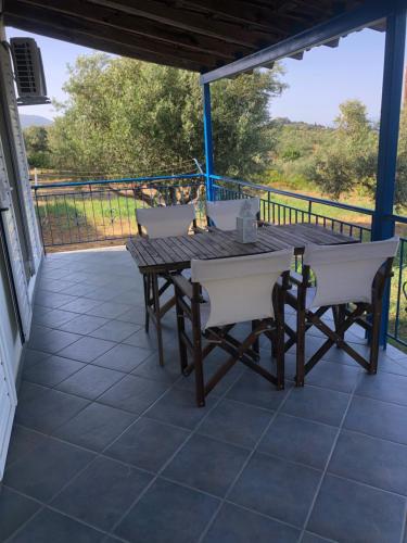 Balkón nebo terasa v ubytování Aggeliki House 4