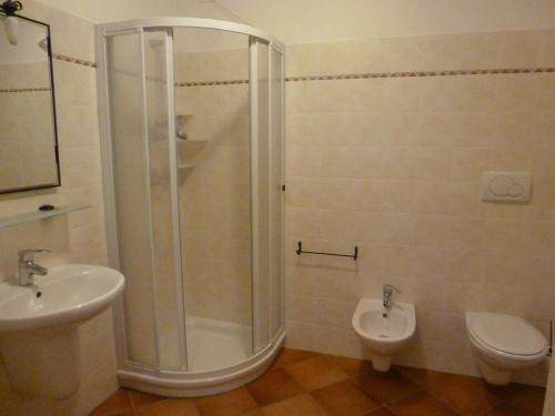 Ванная комната в Agritur Maso Fontane