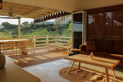Μπαλκόνι ή βεράντα στο Home Sweet Home Jan Thiel Curacao best view
