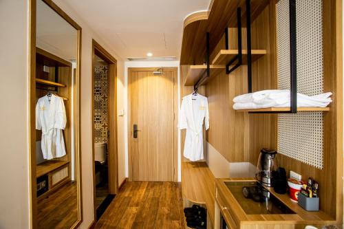 Cucina o angolo cottura di Thanh Mai Hotel