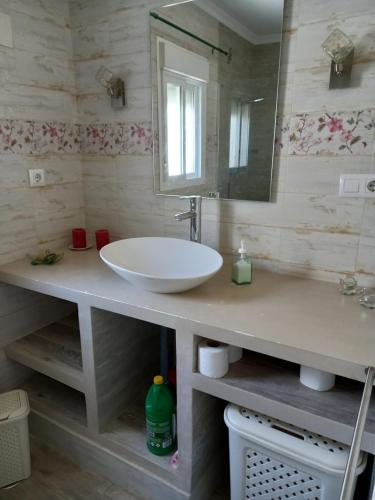 Ένα μπάνιο στο Casa las ventanas