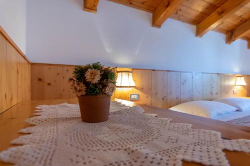 Ένα ή περισσότερα κρεβάτια σε δωμάτιο στο Casa Fanton