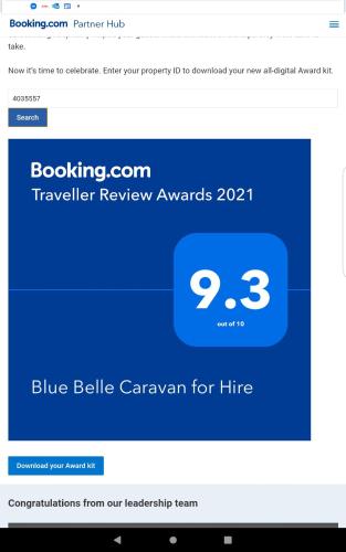 Blue Belle Caravan for Hire