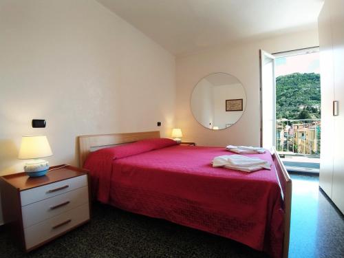 Posteľ alebo postele v izbe v ubytovaní Monia House Sea View