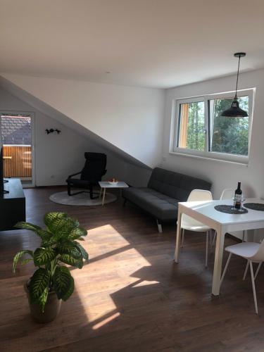 Posezení v ubytování Haus Geiger