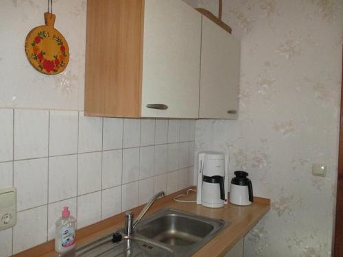 Η κουζίνα ή μικρή κουζίνα στο Ferienhaus Weise