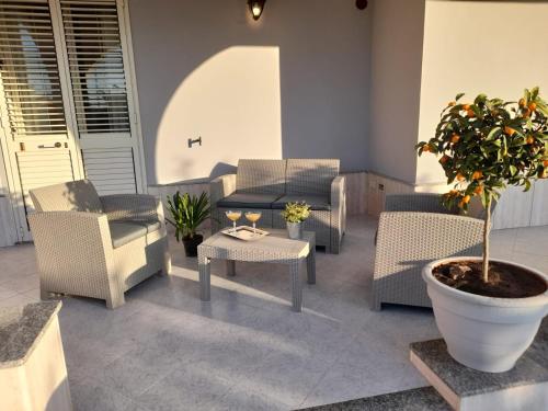 Ruang duduk di Siracusa breakfast & rooms