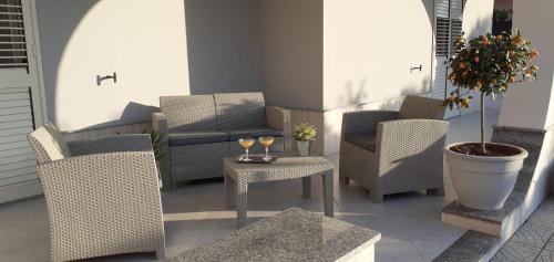 Ruang duduk di Siracusa breakfast & rooms