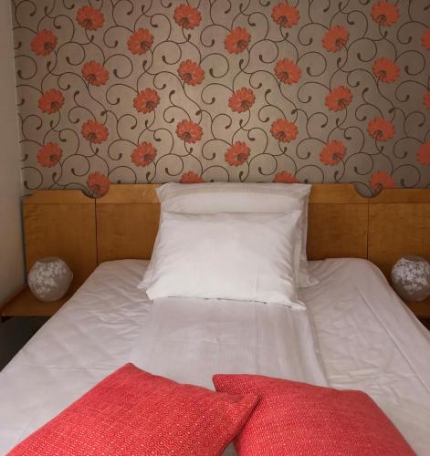 Risør Hotelにあるベッド