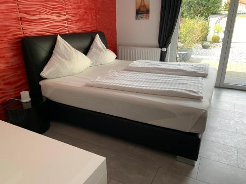 Ένα ή περισσότερα κρεβάτια σε δωμάτιο στο Apartment with a Smile