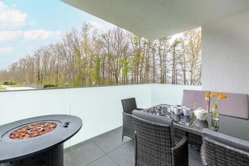Balkón alebo terasa v ubytovaní Platinium Apartment by Renters Prestige