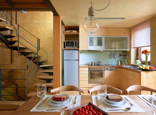 Una cocina o cocineta en Dorotheou House