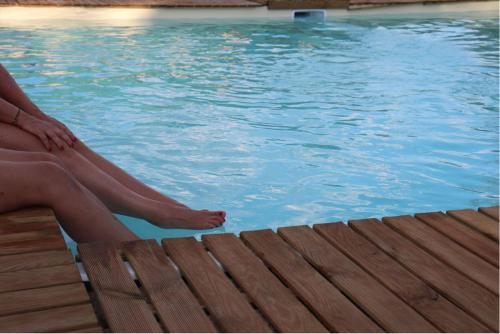 Πισίνα στο ή κοντά στο L'Anagramme, chambres, table d'hôtes et gîte pour adultes, naturistes ou non !