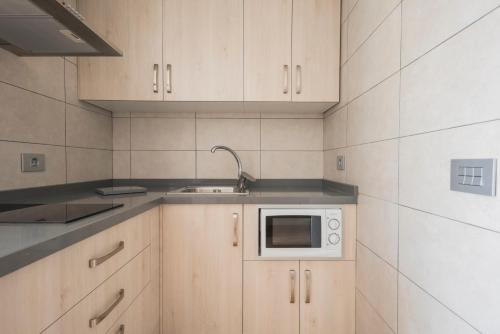 Dapur atau dapur kecil di Eurosant Playas
