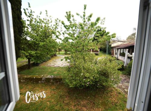 Taman di luar As Casas Ribeira Sacra