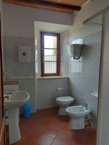 Koupelna v ubytování Agriturismo Capannacce