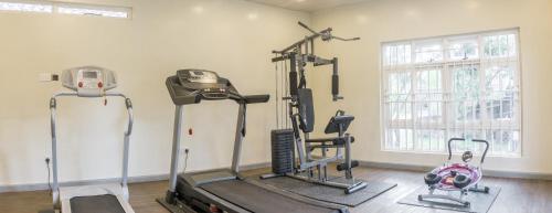 Fitness centrum a/nebo fitness zařízení v ubytování Edaala Comfort - Cottage Rooms