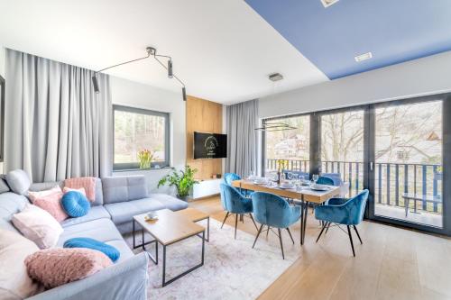 Posedenie v ubytovaní Apartament Nad Potokiem Skrzyczne Residence