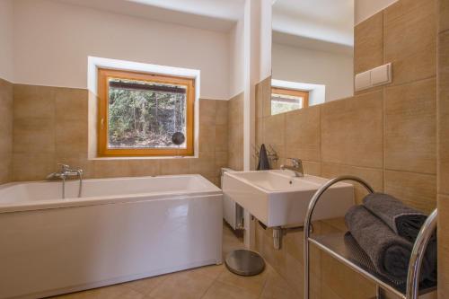 Kúpeľňa v ubytovaní Apartamenty nad Potokiem