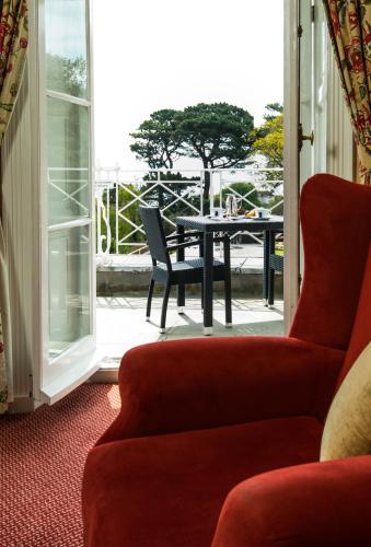 Zona de estar de Cliffden Hotel