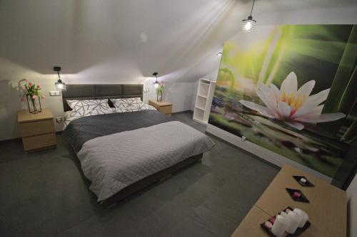 Krevet ili kreveti u jedinici u okviru objekta Lily - Sunny Flowers Apartments