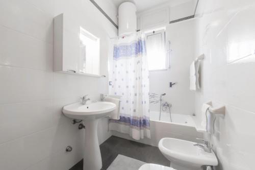 Koupelna v ubytování B&B A Casa di Danilo