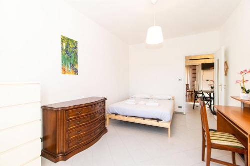 Postel nebo postele na pokoji v ubytování Olimpico & Pala Alpitour Terrace Apartment