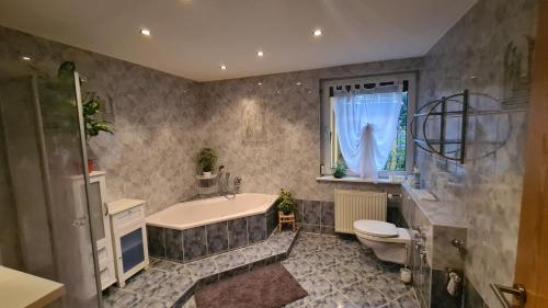 Kúpeľňa v ubytovaní Ferienwohnung Gottlebe