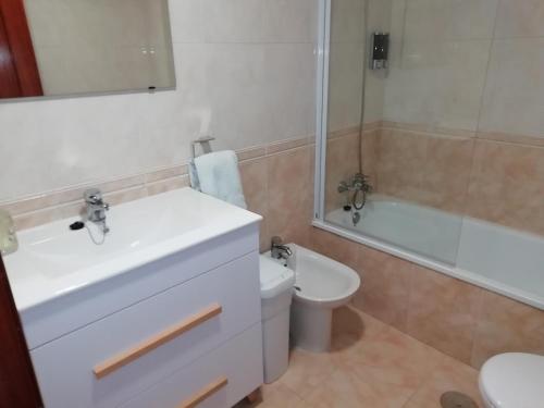 Koupelna v ubytování Apartamento Conlledo