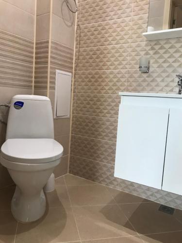 Bilik mandi di апартамент Граф Игнатиев 2