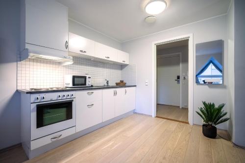 Dapur atau dapur kecil di Enter City Hotel