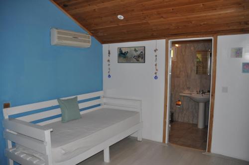 Predel za sedenje v nastanitvi Bellerofon Beach Otel