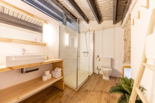 Koupelna v ubytování Bravissimo Plaça del Vi, Design Penthouse