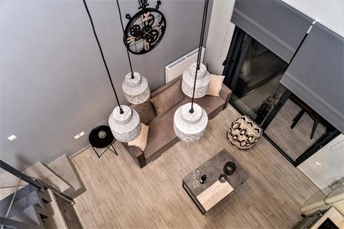 Posezení v ubytování Salina Premium Residences Volos